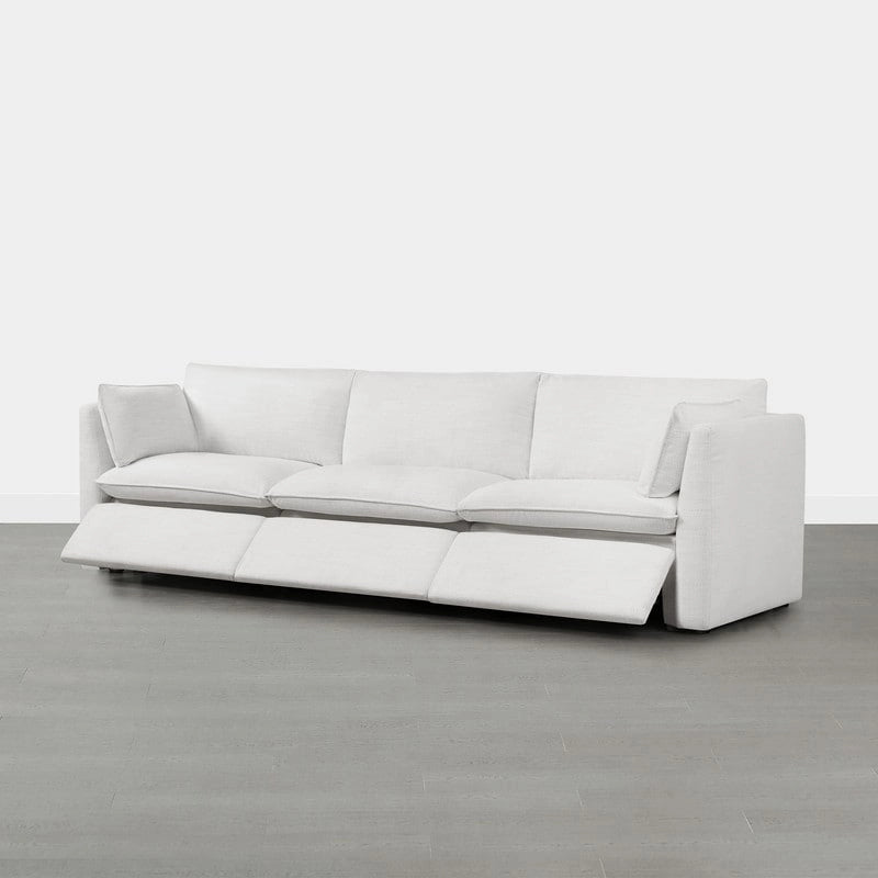 Power Reclining Sectional Sofa | Oversized Seats | Wall-Hugger Design | Feather-Filled Cushions