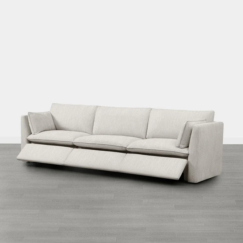 Power Reclining Sectional Sofa | Oversized Seats | Wall-Hugger Design | Feather-Filled Cushions