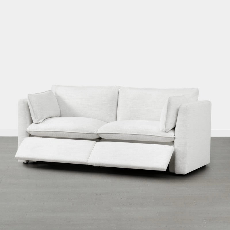 Power Reclining Sectional Sofa | Oversized Seats | Wall-Hugger Design | Feather-Filled Cushions