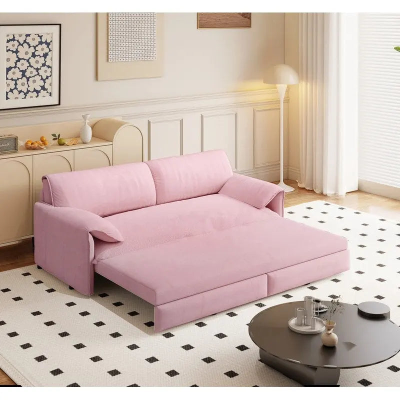 British Style Cube Ottoman Footstool | Upholstered, Compact, Living Room & Bedroom Footrest