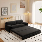 British Style Cube Ottoman Footstool | Upholstered, Compact, Living Room & Bedroom Footrest