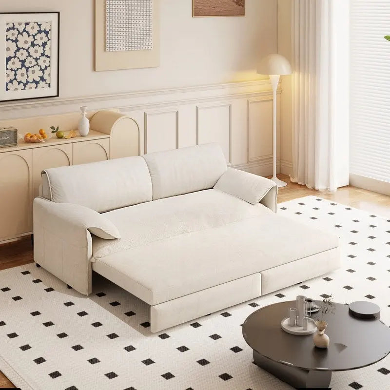 British Style Cube Ottoman Footstool | Upholstered, Compact, Living Room & Bedroom Footrest