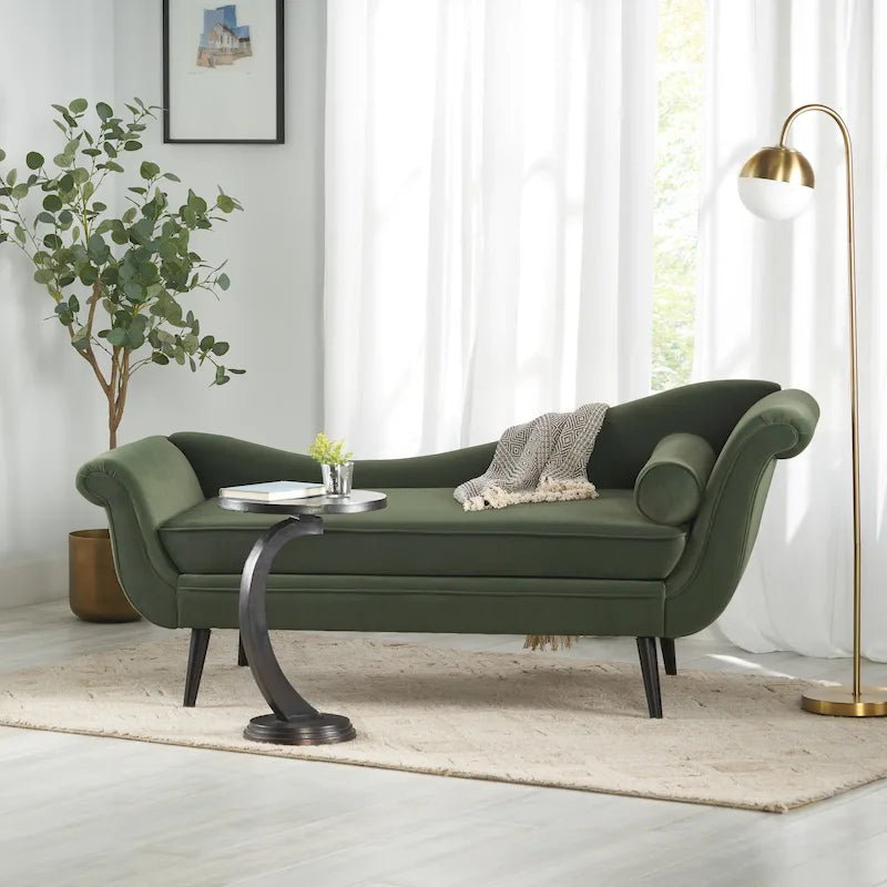 Calvert Upholstered Chaise Lounge by Christopher Knight Home