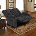 Electric Power Reclining Sofa | Massage, Lumbar Heat, Fabric Upholstery, Living Room Recliner