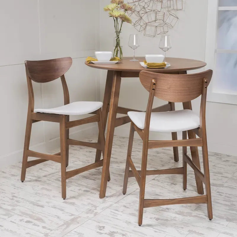 Carson Carrington Lund Wood 24-inch Counter Stool (Set of 2) by Christopher Knight Home