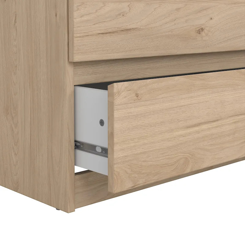6-Drawer Double Dresser | Wide Bedroom Storage, Engineered Wood, Modern Style