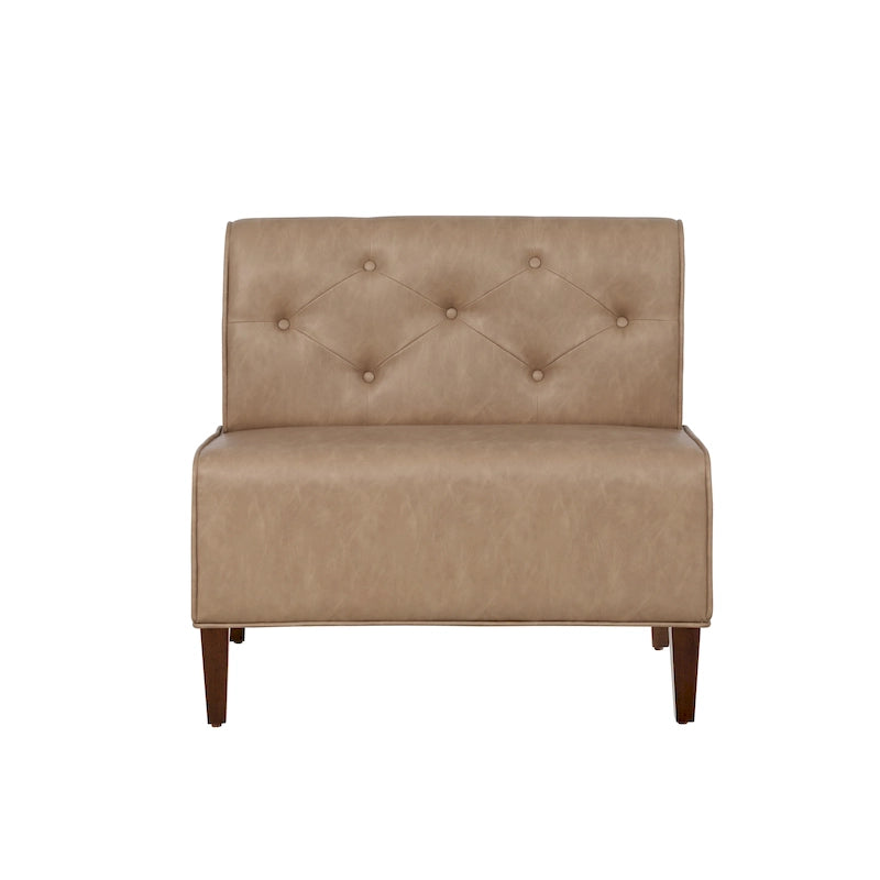 Modern Farmhouse Corner Nook Bench | Polyester or Faux Leather | Solid Wood Legs | Dining Set