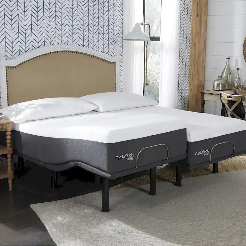 ComforPedic from BeautyRest 14-inch Mattress and Adjustable Bed Set