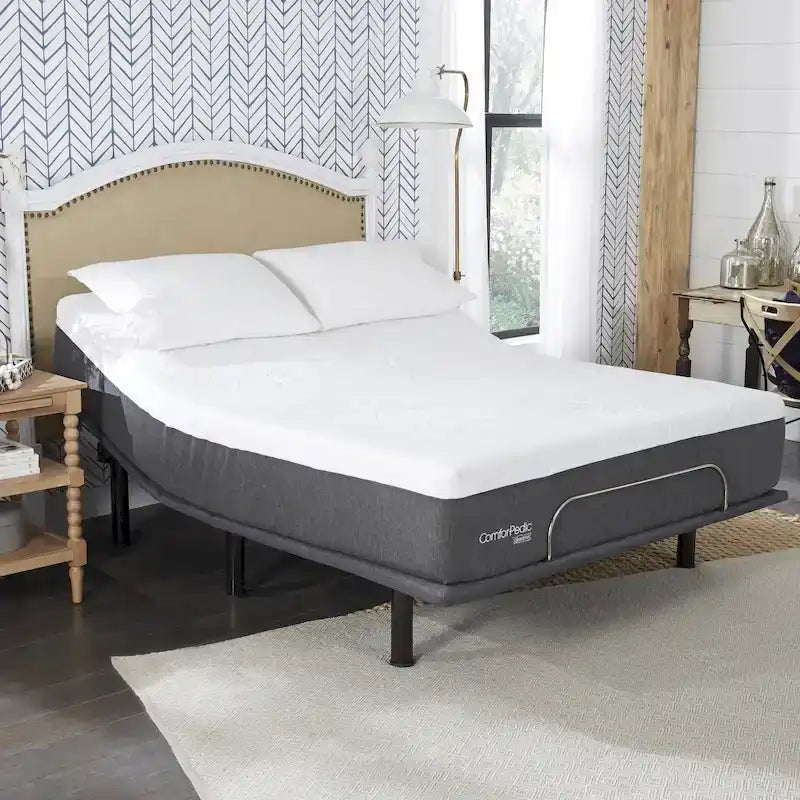 14-Inch Gel Memory Foam Mattress & Adjustable Bed Set | Head & Foot Incline, Multiple Sizes