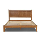 Shaker Style Solid Wood Panel Platform Bed | No Box Spring Needed, Bedroom Furniture