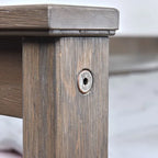 Classic Real Wood Queen Platform Bed | Solid Wood, No Box Spring Needed, Bedroom Furniture