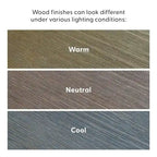 Classic Real Wood Queen Platform Bed | Solid Wood, No Box Spring Needed, Bedroom Furniture