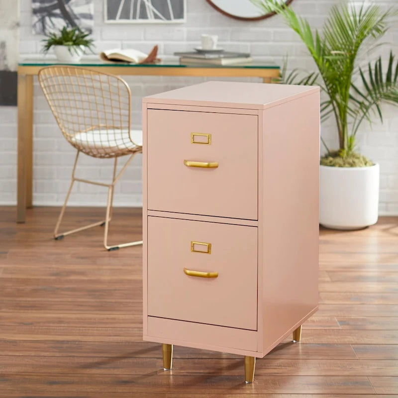 2-Drawer File Cabinet | Letter & Legal Size, Home Office Storage, Rolling or Stationary