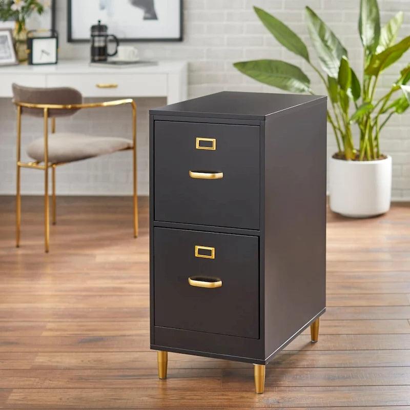 2-Drawer File Cabinet | Letter & Legal Size, Home Office Storage, Rolling or Stationary
