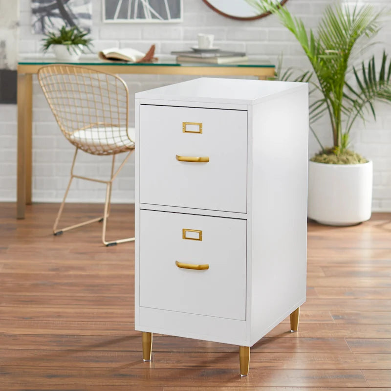 2-Drawer File Cabinet | Letter & Legal Size, Home Office Storage, Rolling or Stationary