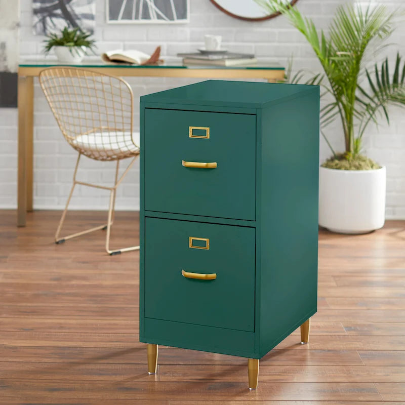 2-Drawer File Cabinet | Letter & Legal Size, Home Office Storage, Rolling or Stationary