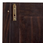 100% Solid Wood 4-Door Wardrobe Armoire | Raised Panel Doors | Customizable Shelves | Contemporary