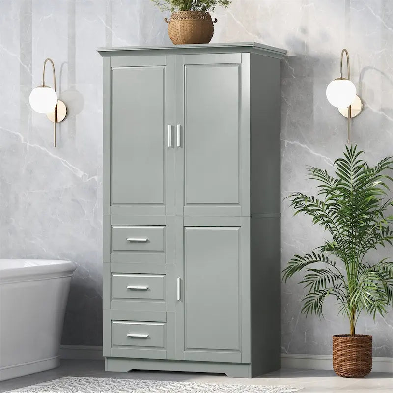 Merax Tall and Wide Storage Cabinet with Doors
