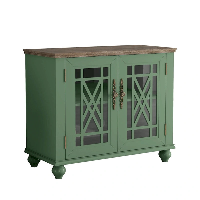 38 Vintage Style Kitchen Accent Buffet Sideboard Cabinet