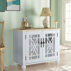 38 Vintage Style Kitchen Accent Buffet Sideboard Cabinet