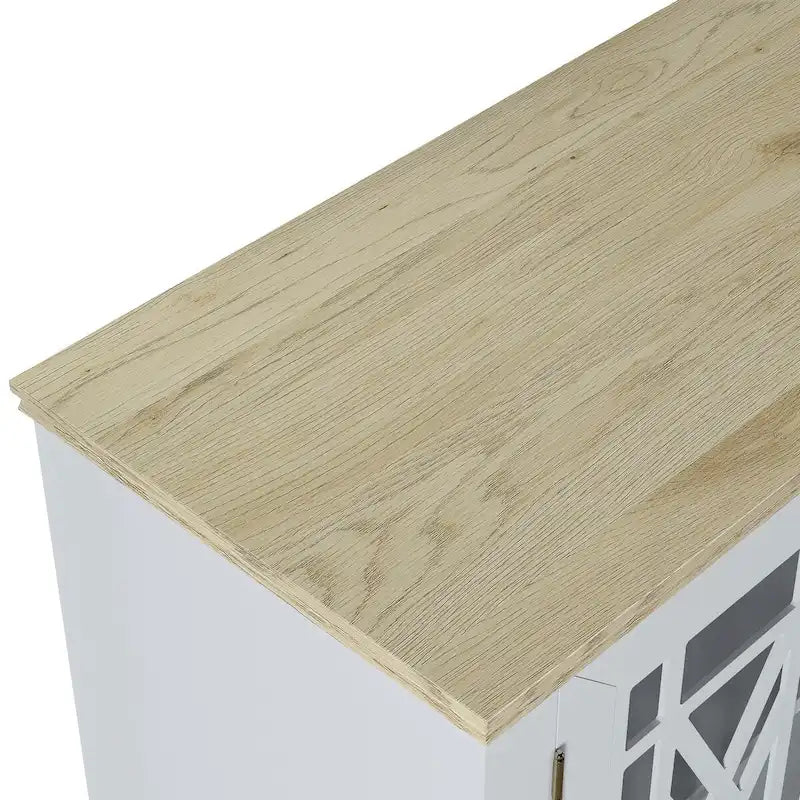 38 Vintage Style Kitchen Accent Buffet Sideboard Cabinet