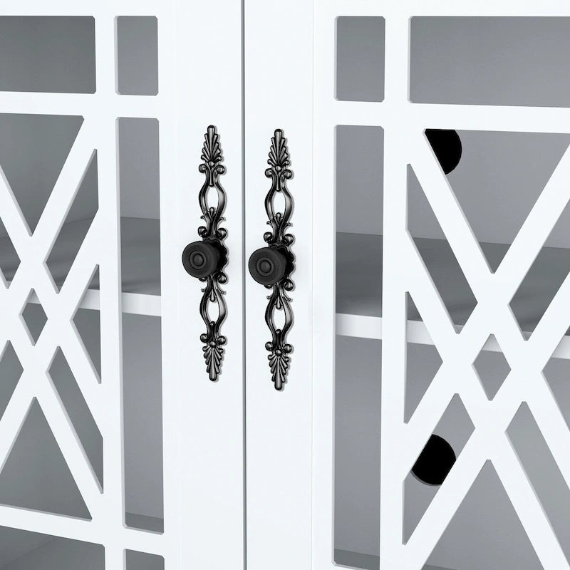 38 Vintage Style Kitchen Accent Buffet Sideboard Cabinet