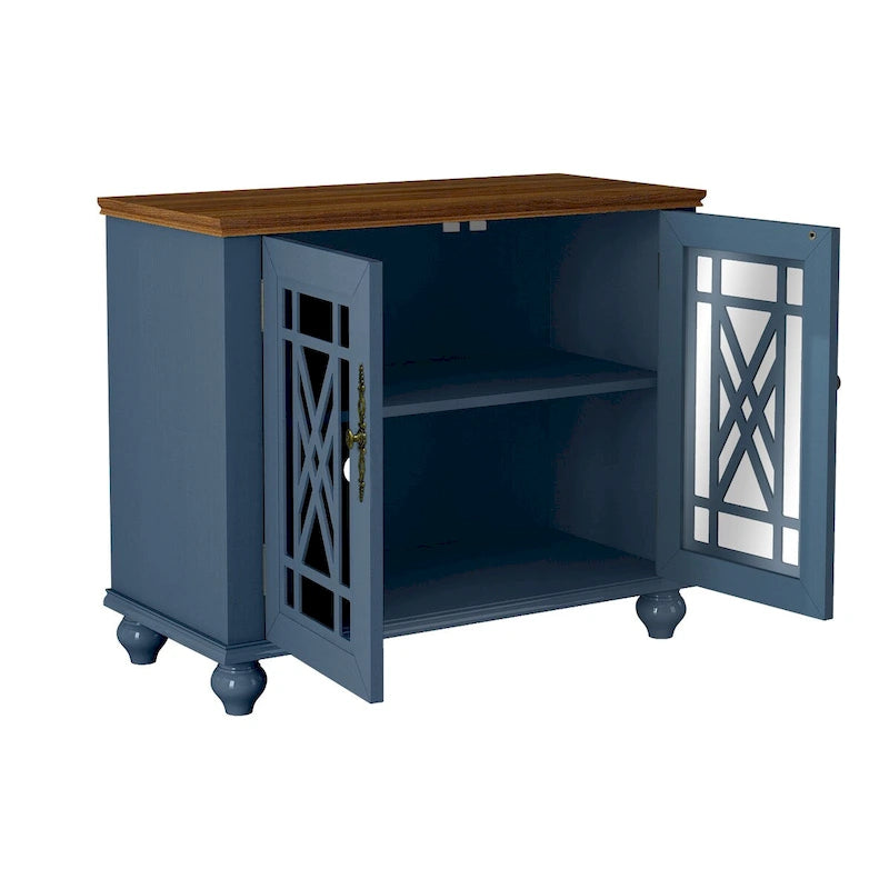 38 Vintage Style Kitchen Accent Buffet Sideboard Cabinet