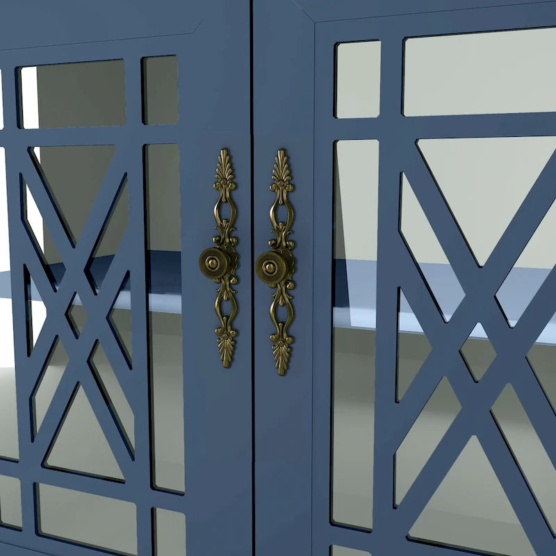 38 Vintage Style Kitchen Accent Buffet Sideboard Cabinet