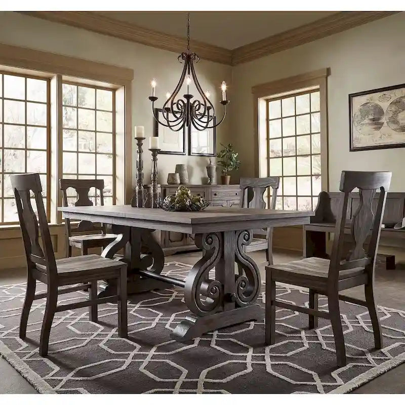 Extendable Solid Wood Dining Table | Drop Leaf Design, Seats 2-6, Kitchen & Dining Room