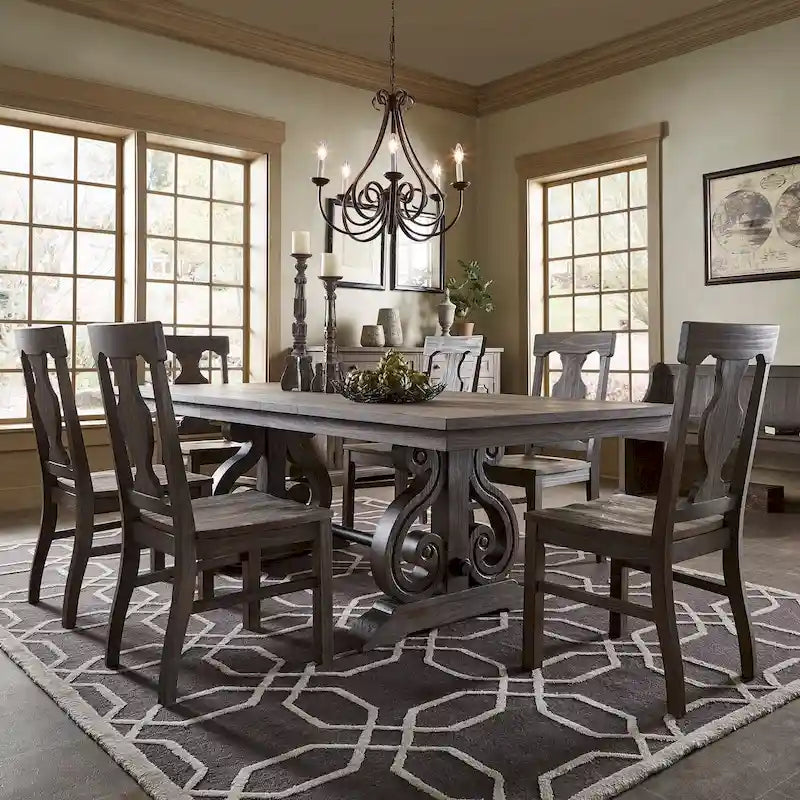 Extendable Solid Wood Dining Table | Drop Leaf Design, Seats 2-6, Kitchen & Dining Room