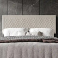 Transitional Velvet Upholstered Headboard