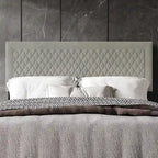 Transitional Velvet Upholstered Headboard