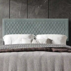 Transitional Velvet Upholstered Headboard