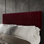 Transitional Velvet Upholstered Headboard