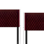 Transitional Velvet Upholstered Headboard