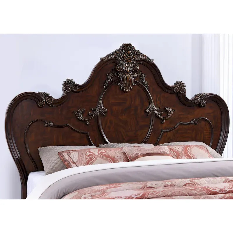 Eugene Traditional Solid Wood Panel Bed